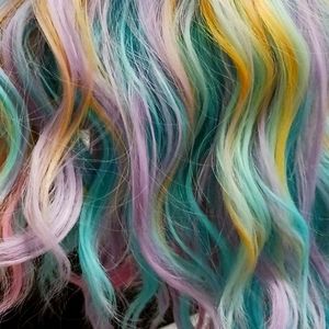 Pastel Rainbow Wig